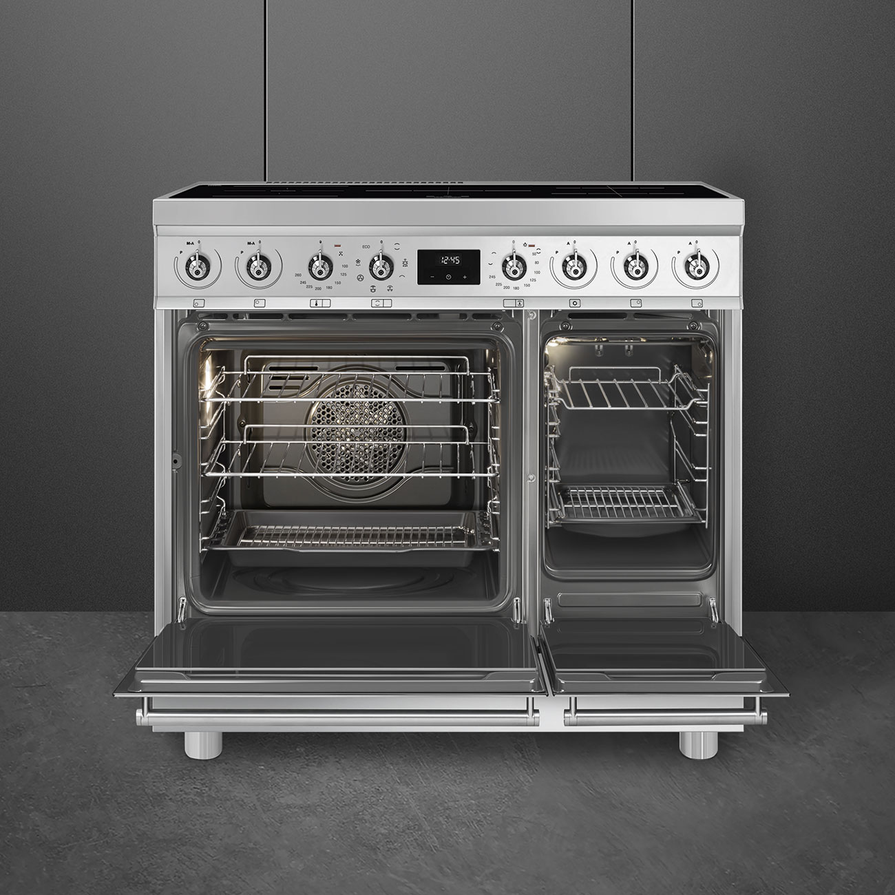 SMEG C92IMX2 cuisinière avec taque à induction - 90cm