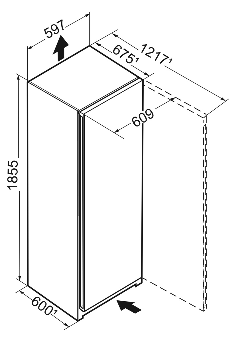 LIEBHERR RBSFC522022 réfrigérateur pose-libre sans congélateur - 185cm
