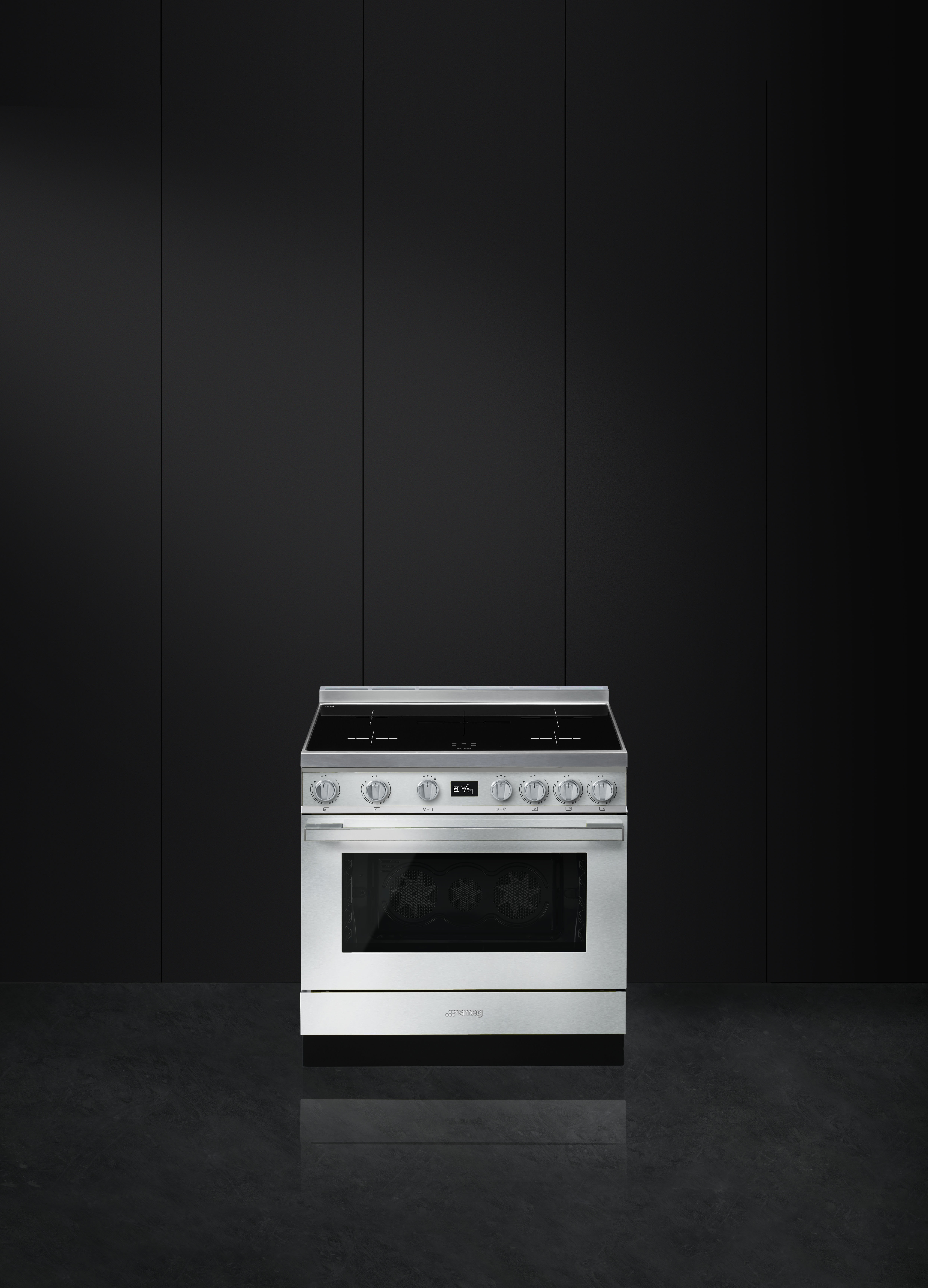 SMEG CPF9IPX cuisinière avec taque à induction - 90cm