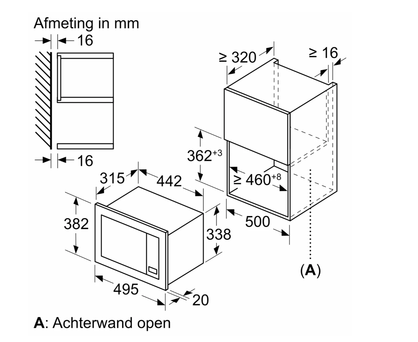 BOSCH BFL523MB4 Serie 8 four à micro-ondes - 38cm