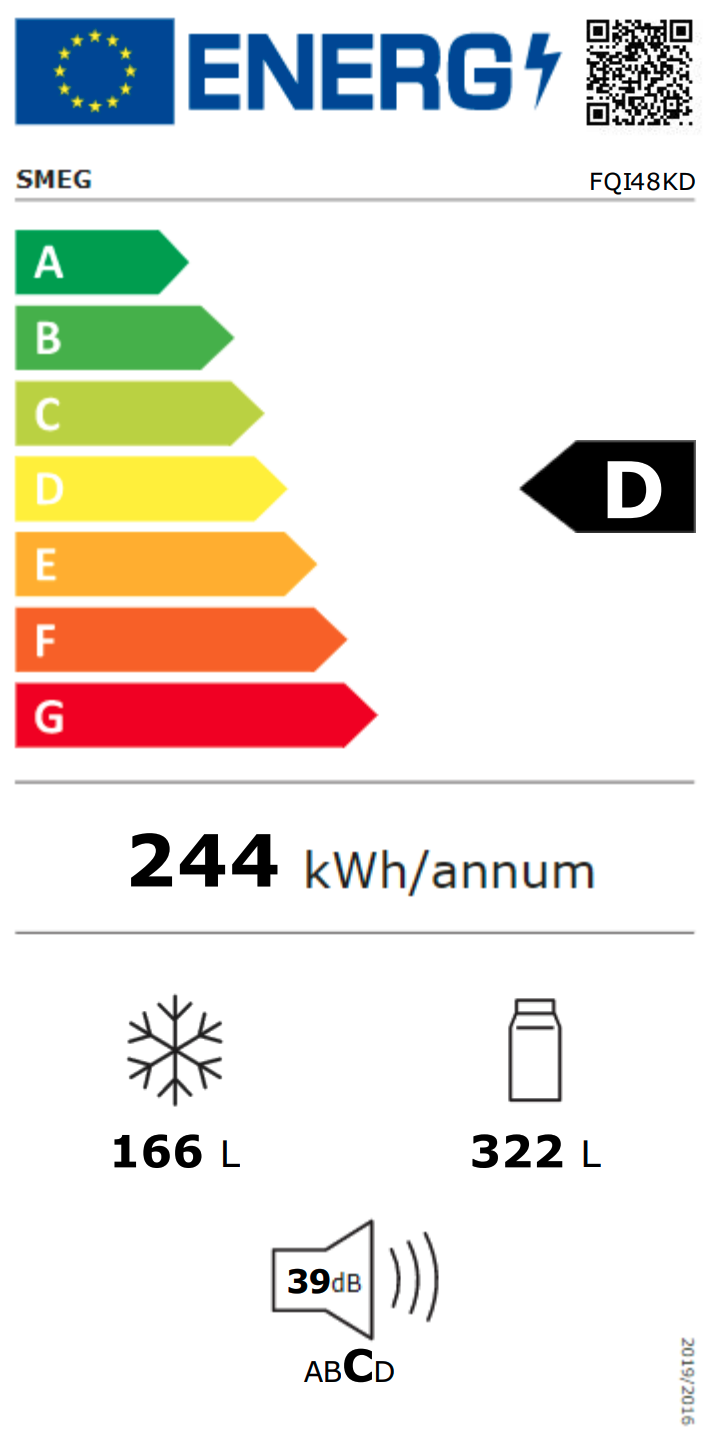SMEG FQI48KD side-by-side - 175cm