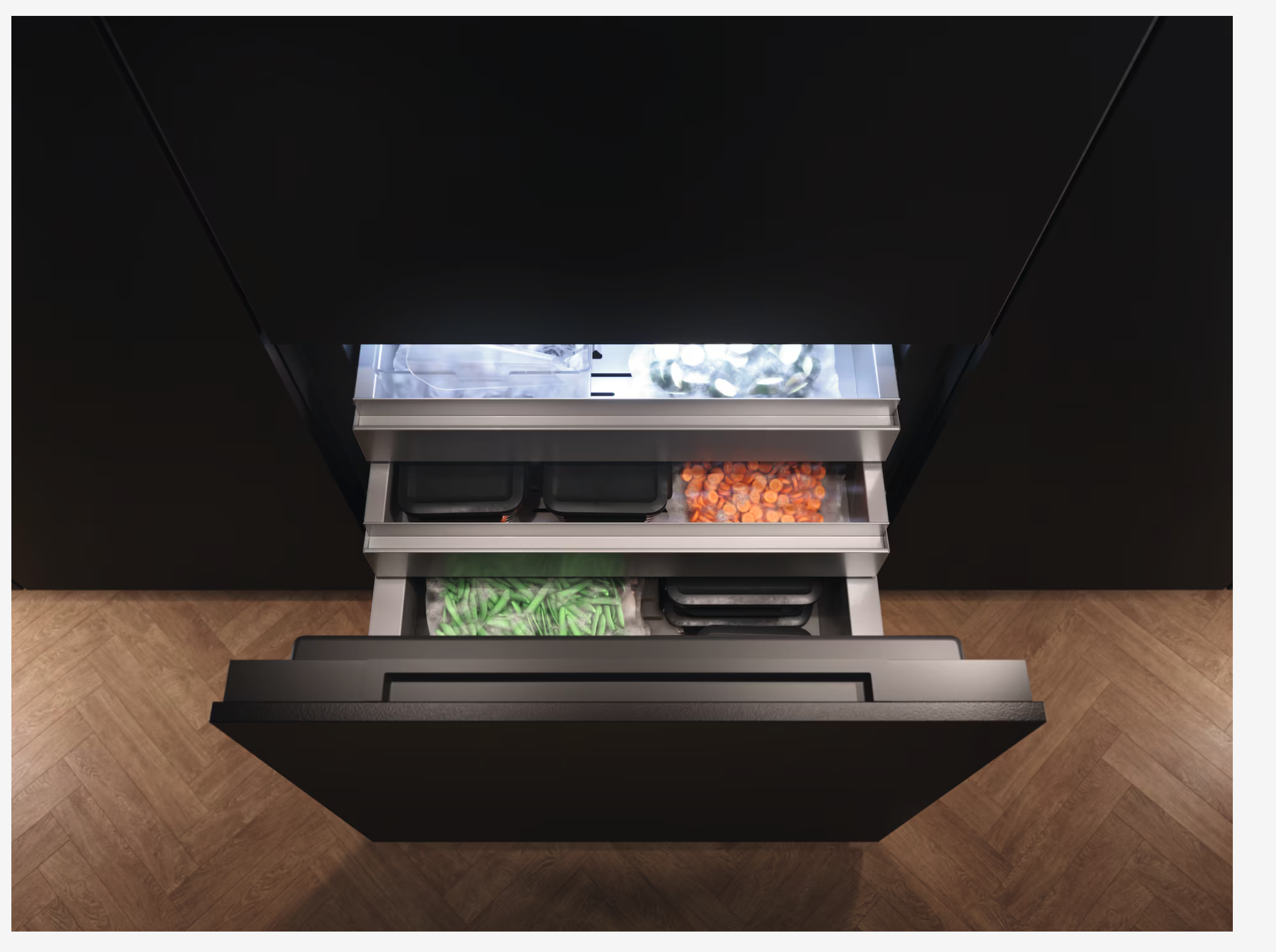 MIELE KFMC3834R combiné réfrigérateur-congélateur - 213cm