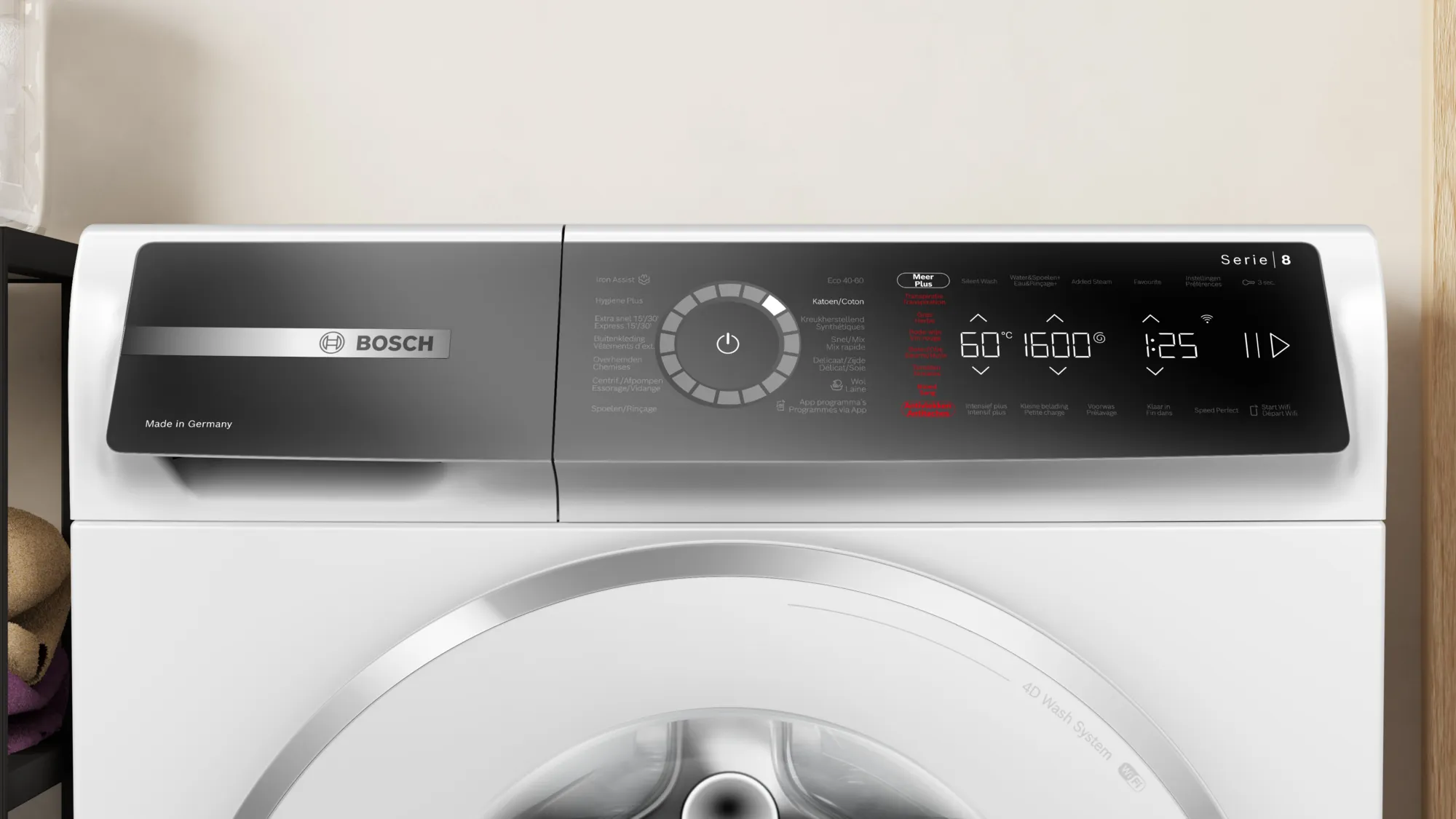 BOSCH WGB2560SFG SERIE 8 lave-linge