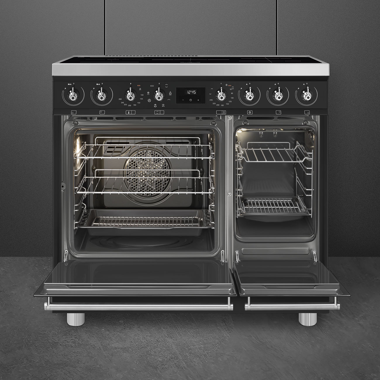 SMEG C92IMMB2 cuisinière avec taque à induction - 90cm