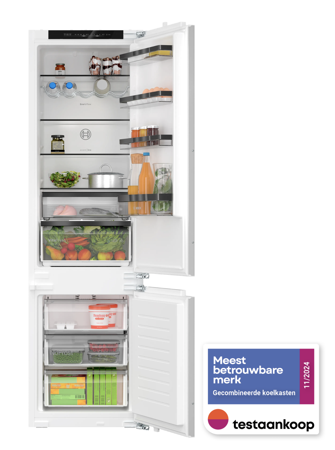 BOSCH KIN96SFD0 SERIE 4 combiné réfrigérateur-congélateur - 194cm