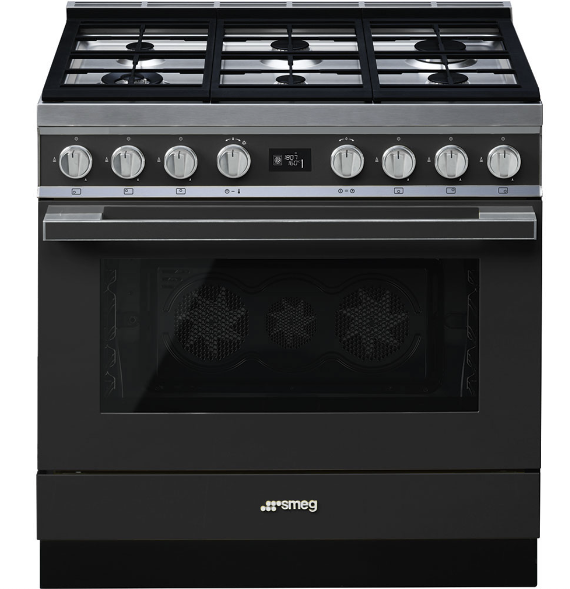 SMEG CPF9GPAN cuisinière avec taque à gaz - 90cm