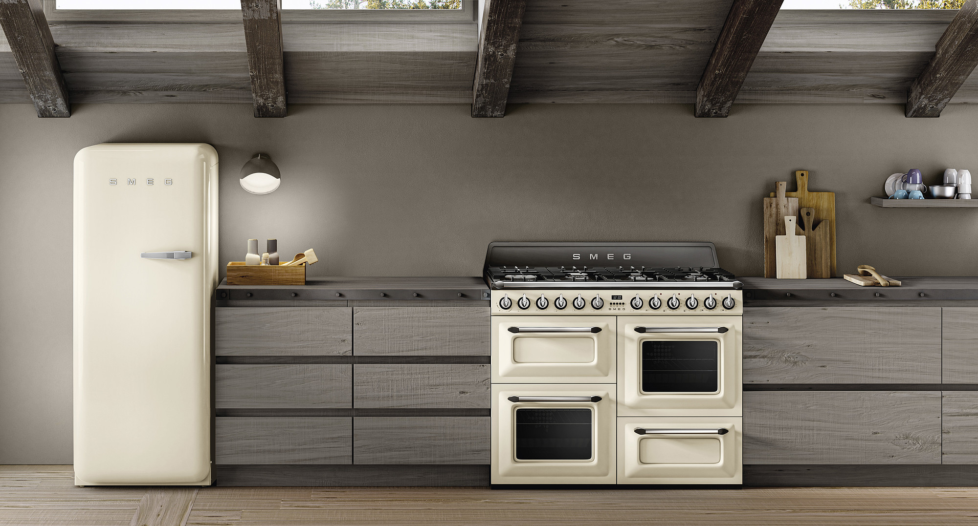 SMEG TR4110P1 cuisinière avec taque à gaz - 110cm