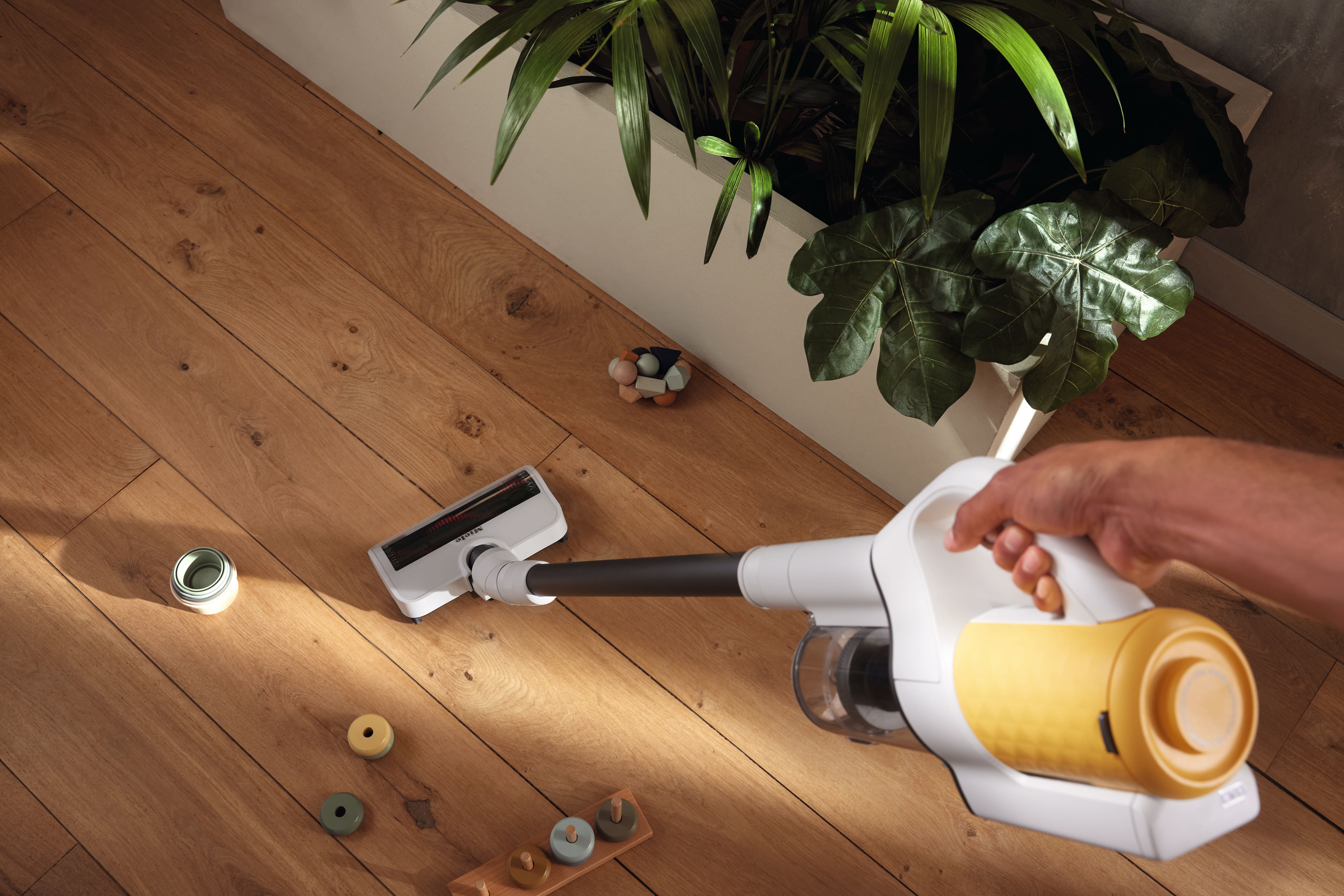 MIELE DUOFLEXHX1WIT/SUNSETGEEL DUOFLEX aspirateur balai
