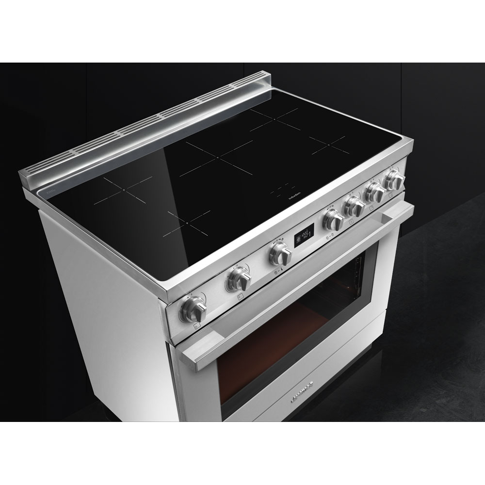 SMEG CPF9IPX cuisinière avec taque à induction - 90cm
