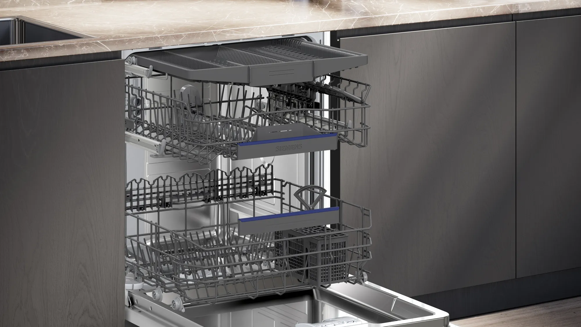 SIEMENS SN15ES06CS iQ500 lave-vaisselle sous-encastrable