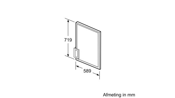 SIEMENS KF10ZAX0 panneau de porte