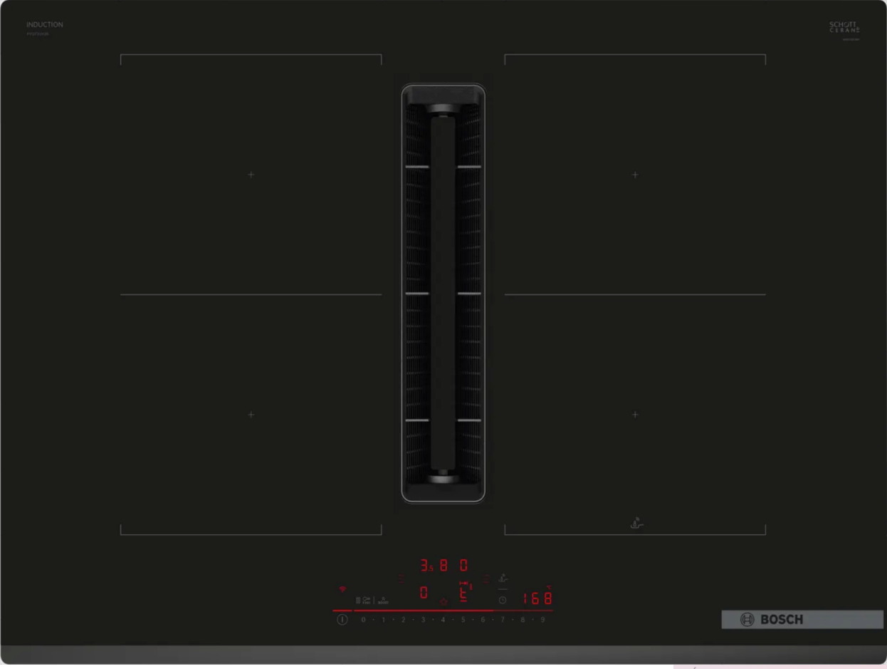 BOSCH PVQ731H26E SERIE 6 table de cuisson avec hotte integrée - 70cm