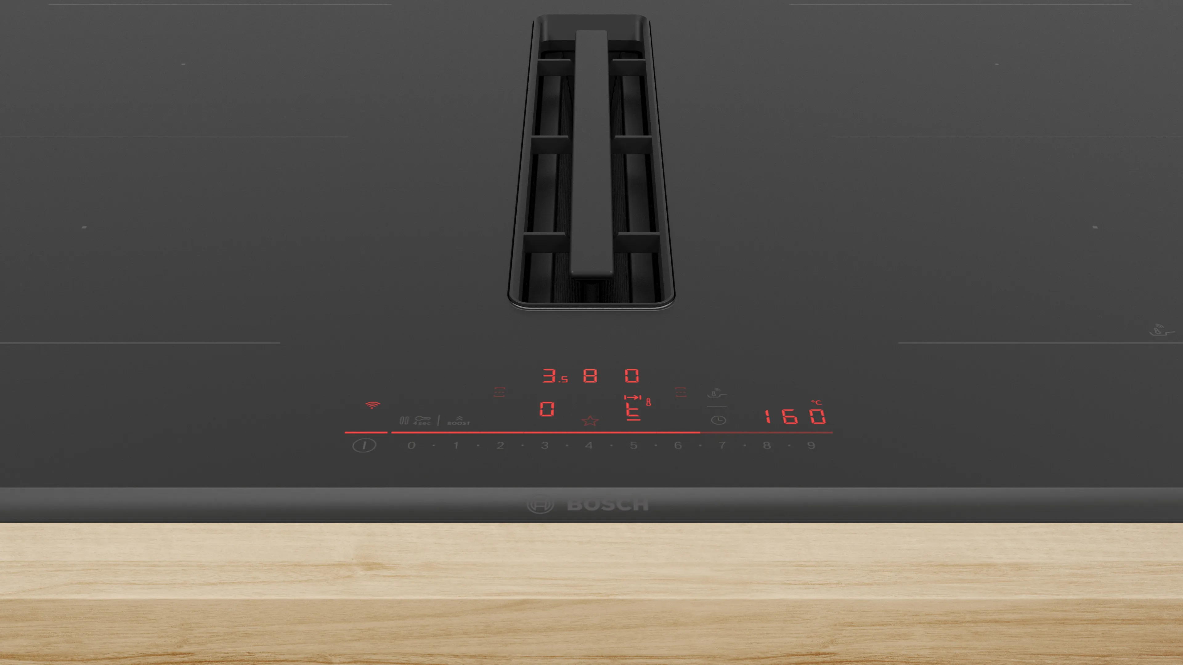 BOSCH PVQ895H26E SERIE 6 table de cuisson avec hotte integrée - 80cm