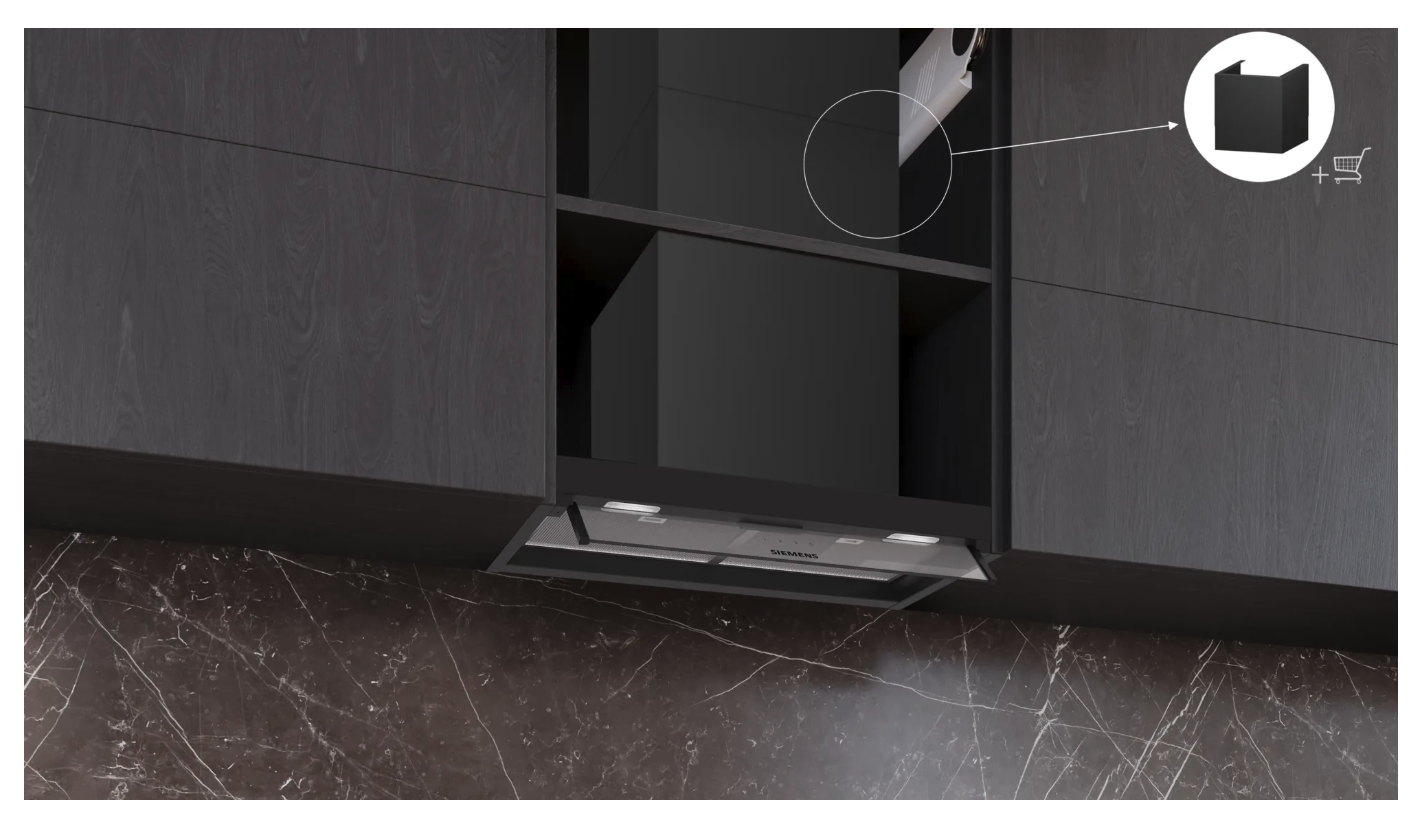 SIEMENS LJ65BCC60 hotte intégré - 60cm