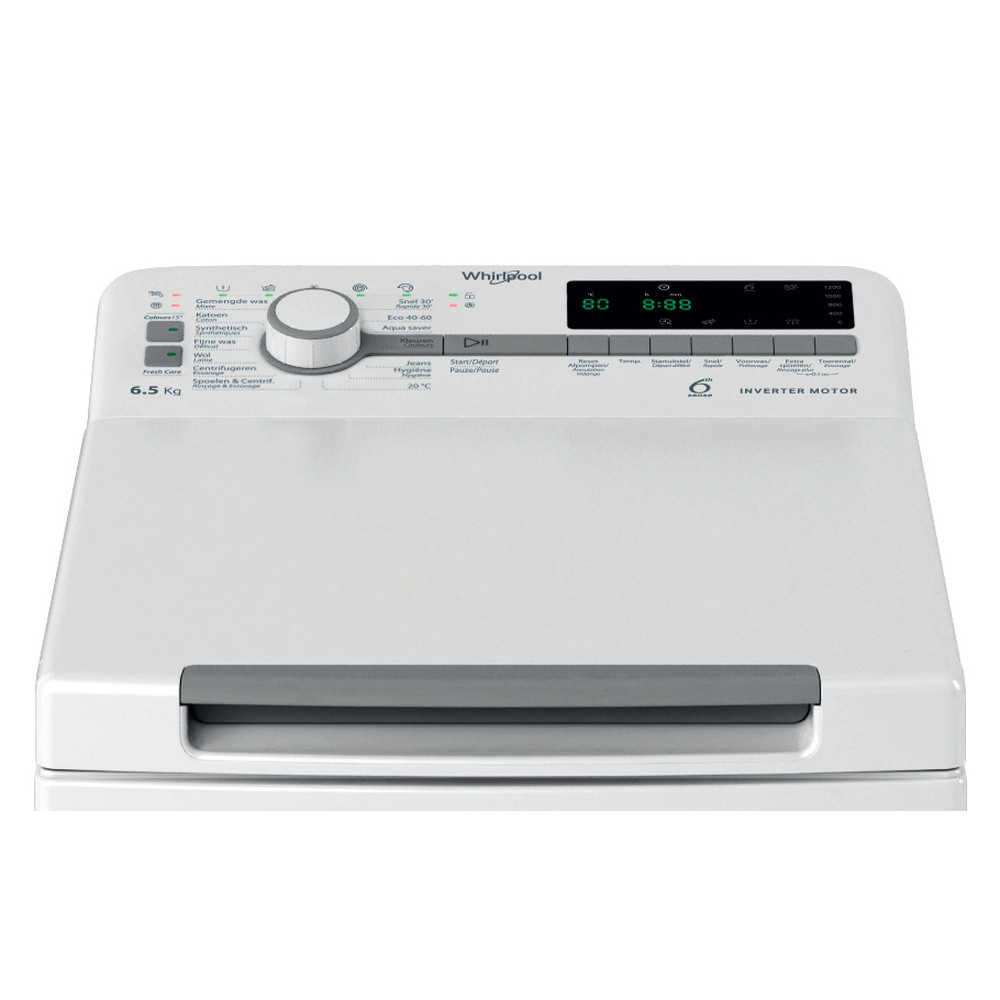 WHIRLPOOL TDLR65251BBE lave-linge - chargement par le dessus