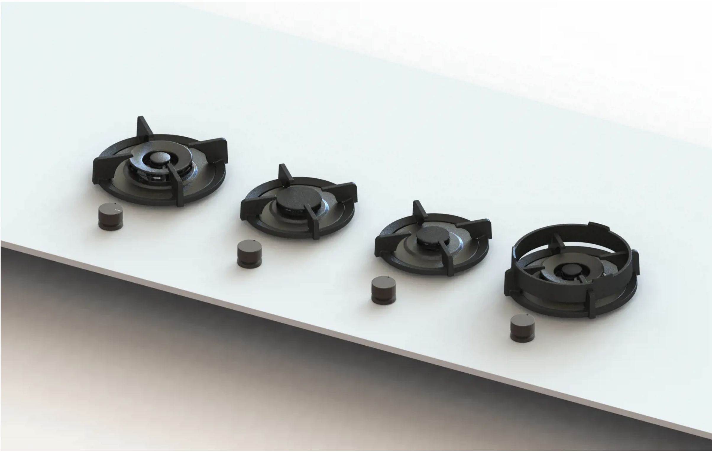 NOVY 56012 table de cuisson au gaz - domino