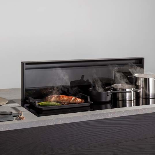 NOVY 42120 table de cuisson avec hotte integrée - 120cm