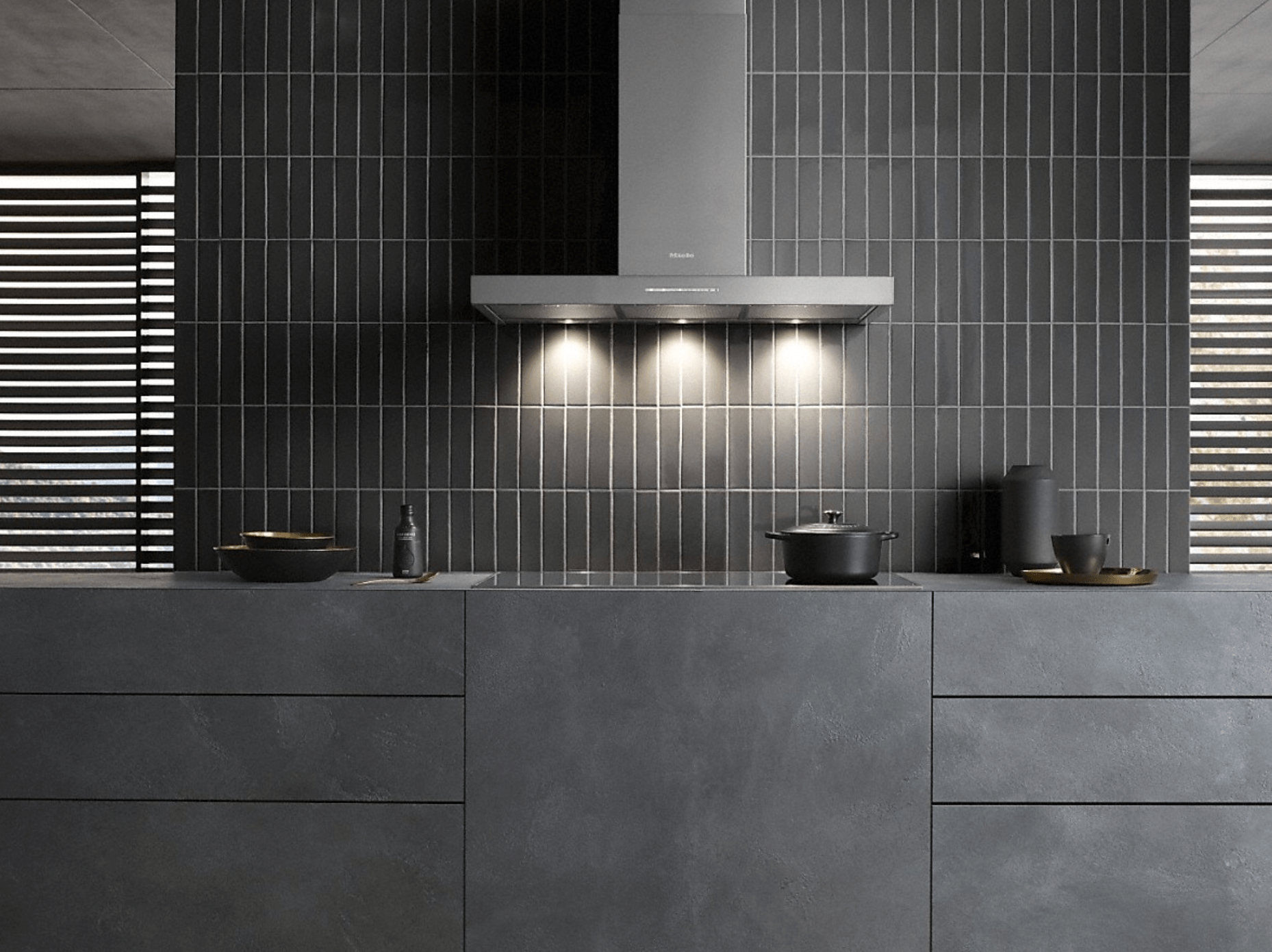 MIELE DA4298W hotte décorative - 90cm