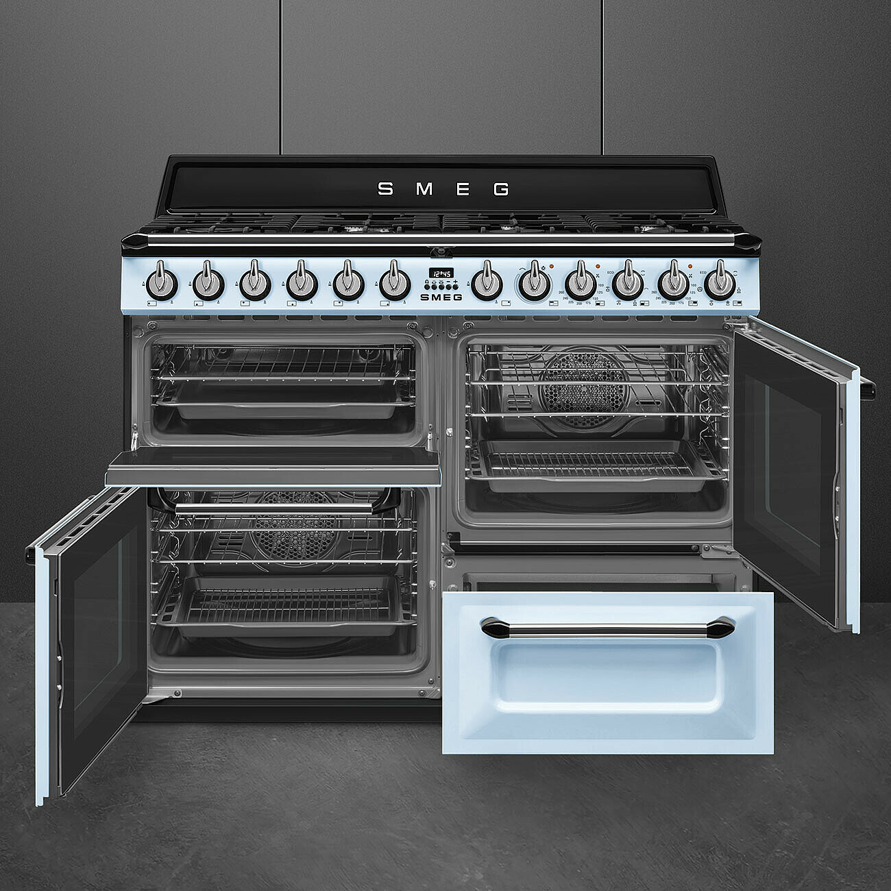 SMEG TR4110AZ cuisinière avec taque à gaz - 110cm