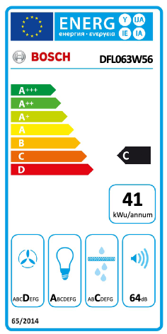 BOSCH DFL063W56 SERIE 2 hotte téléscopique - 60cm