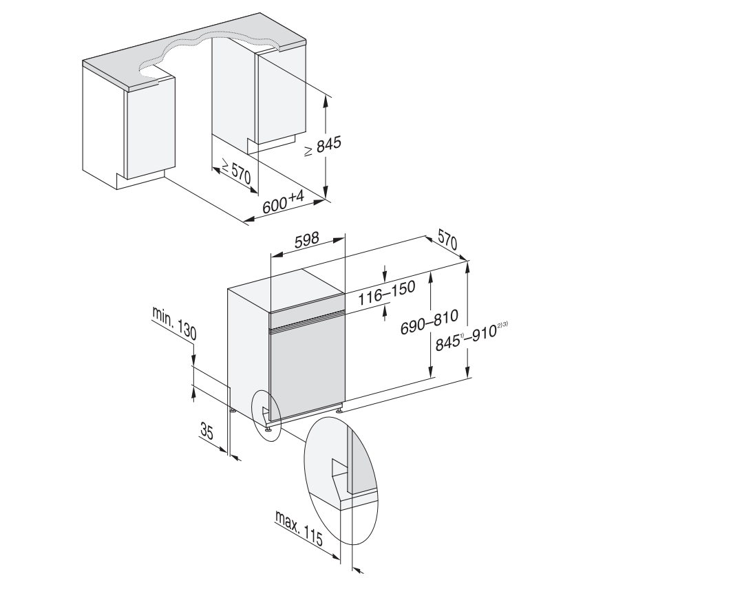 MIELE G7935SCIXXLOBSW lave-linge intégrable