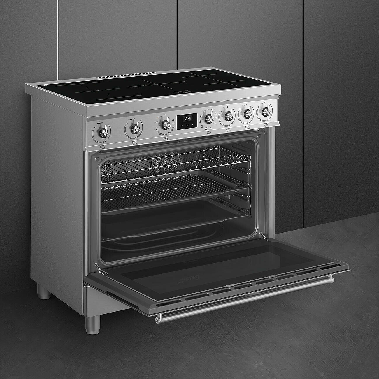 SMEG C9IMX2 cuisinière avec taque à induction - 90cm