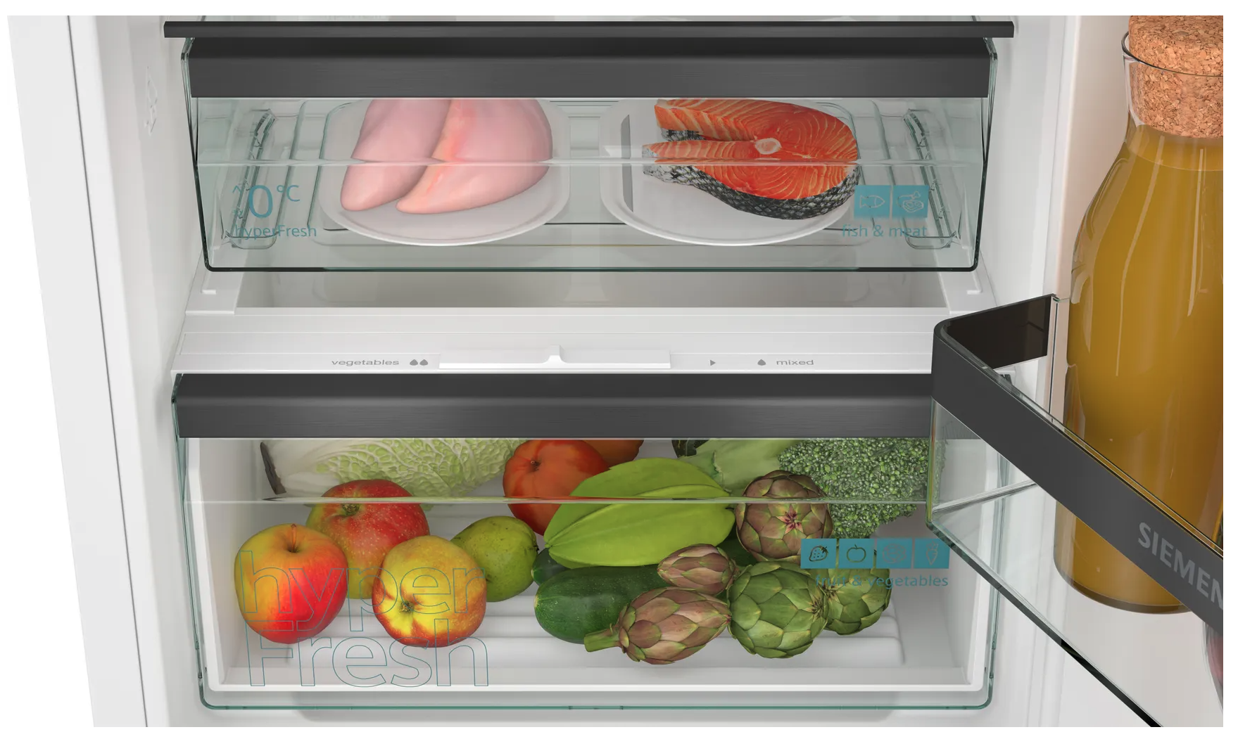 SIEMENS KI96NSFD0 IQ300 combiné réfrigérateur-congélateur - 194cm