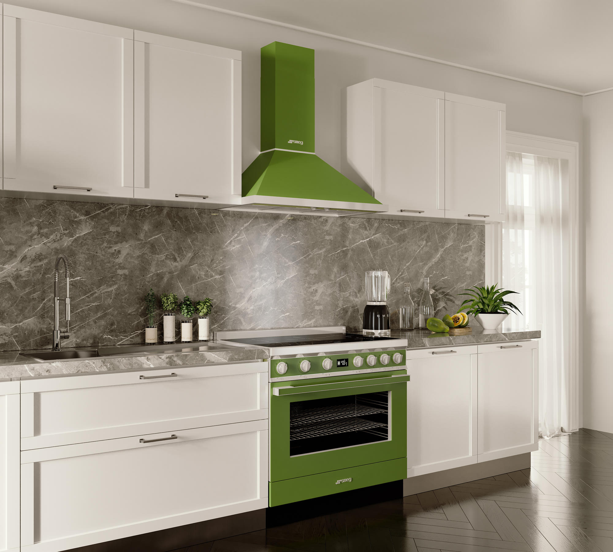 SMEG CPF9IPOG cuisinière avec taque à induction - 90cm